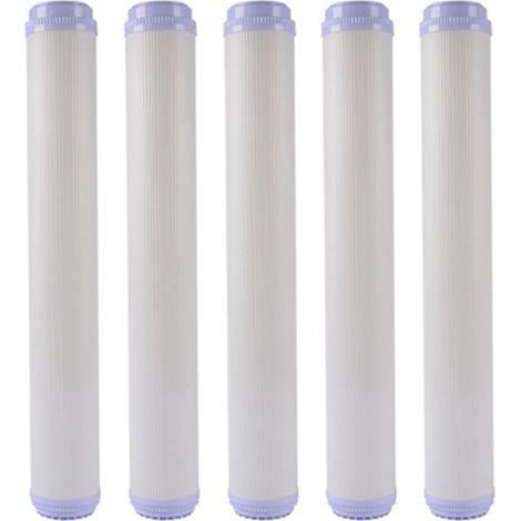 5X ÉLéMents Filtrants à Membrane D'Ultrafiltration de 20 Pouces ÉLéMents Filtrants Universels D'ÉPurateur d'eau à Bouche Plate (1/5)