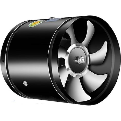 Ventilateur en métal avec moteur à fil de cuivre, noir, 150 x 200 mm, refroidissement maison et bureau (1/5)