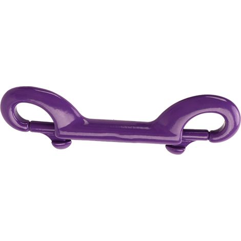 Crochet de plongée 90 mm en acier inoxydable 316 avec double tête à dégagement rapide et ressort pour gilet stabilisateur de plongée (violet) (1/5)