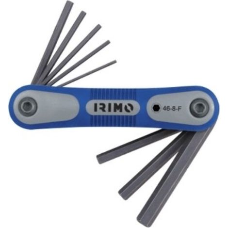 Llave allen hexag. 1,5-08mm t/navaja fosfat irimo 8 pz