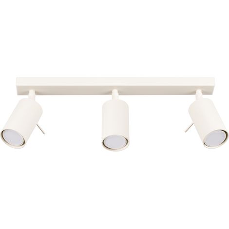 Sollux Ring Barre de spots moderne 3 lumières beige (1/5)