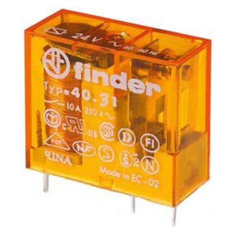 RELAIS FINDER 230Vac 1Cto Geschaltet 10A/250Vac 40318230.0000 (1/2)