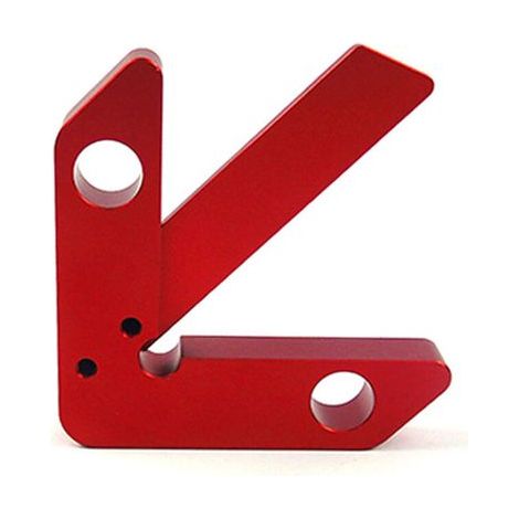 Strumento di misurazione per la lavorazione del legno, centro di riferimento con linea, righello ad angolo retto da falegname a 45/90 gradi (1/5)