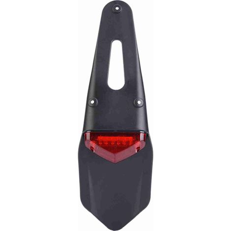 LED-Motorradrückleuchten mit Kennzeichenbeleuchtung und Bremslichtern für den hinteren Kotflügel von Offroad-Motorrädern, rot (1/3)