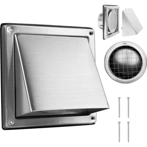 125 mm Stainless Steel Weather Protection Mesh with Mosquito Net and Bird Guard Removable (1/5)