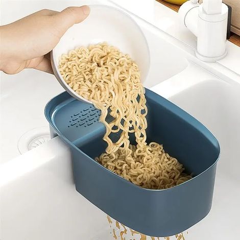 Cuisine Évier Passoire Évier Filtre Alimentaire Légumes Évier Bouchon Vidange Filtre Passoire Panier Anti-Blocage Gadgets Ménagers Marine
