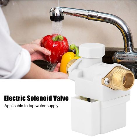 Elektrisches Magnetventil 220V AC – Normalerweise Geschlossen, 3/4" Gewinde, Kunststoff, Für Wasser