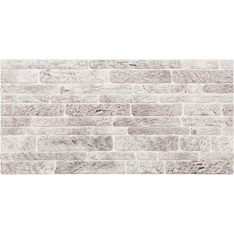Maison Exclusive - Pannelli da parete 10 pz 100 x 50 cm Grigio chiaro e bianco (1/5)