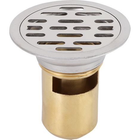 Planchers de douche en acier inoxydable Drainage de salle de bain FEUILLE DE GULLY ROND 7,5 cm （50 tubes unique Utilisation） (1/5)