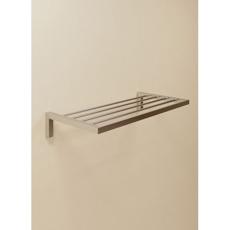 COSMIC Bathlifea porte-serviette de salle de bain barre de serviette chrome murale seulement vissé (20CM) (1/5)