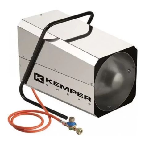 Canon à chaleur inox gaz propane allumage piezo 42KW (1/3)