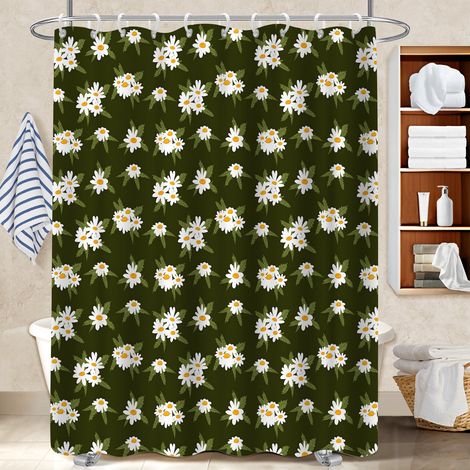 Rideau polyester pour douche 180x180 avec motif rideau imperméable pour se sentir en vacances chez soi (1/5)
