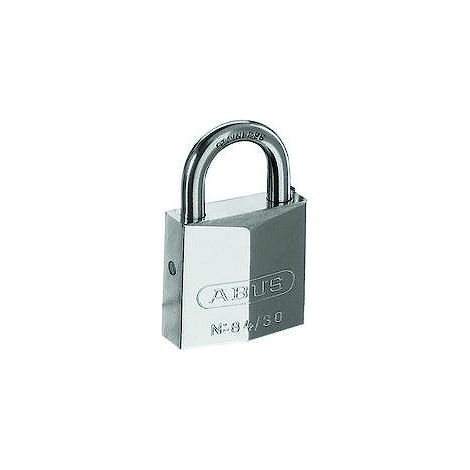 Cadenas à clé 84IB/30 laiton - Largeur du coffre : 29 mm - Hauteur de l'anse : 14.5 mm - ABUS