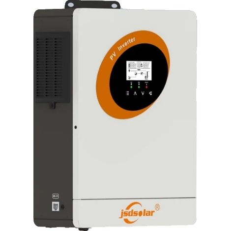 Solarwechselrichter, reiner Sinuswellenausgang, Dual-MPPT-Technologie, 6KW WiFi, 220-240V (1/2)