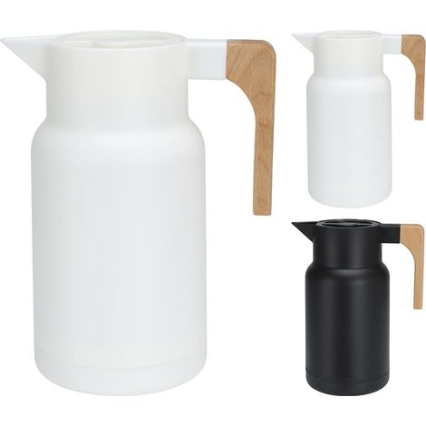 Pichet Thermo 1l, Manche En Bois, 2 Couleurs, Yn1700440 (1/2)