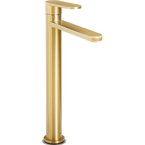 Hohe Waschtischarmatur COLHUE Messing Gold (1/5)