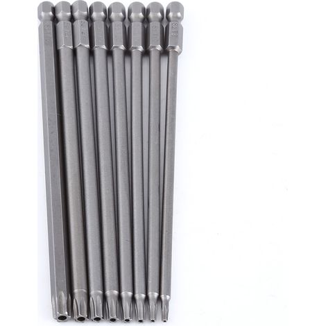 150 mm 8-teiliges S2-Stahl-Sternkopf-Schraubendreher-Set mit Bits, Handwerkzeugen und Magnet-Schraubendreher-Set (1/5)