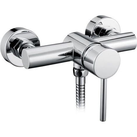 Rubinetto miscelatore vasca da bagno per doccia 1/2" in acciaio inox RAY 87389