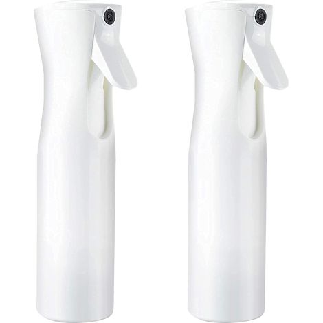 Nachfüllbares Friseur-Gesichtsspray. Leere Wassernebel-Sprühnebelflasche, leeres Spray, nachfüllbar, für Reinigungsspray, Haar- und Friseurprodukt, Falkenpflanze (300 ml (2 Einheiten)) (1/5)
