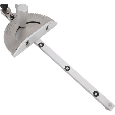 Guide d'onglet en aluminium résistant à l'usure, haute précision, pour scie à table et travail du bois (1/5)