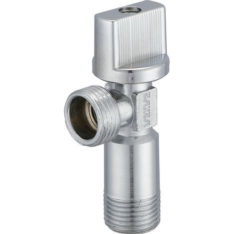 Robinet d’arret WC,4,2 points Matériel De Plomberie Professionnel Fournie Adaptable Sur Tout Type De Toilette. (1/5)