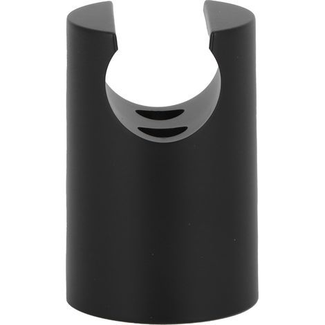 Pince pommeau douche – réglage angle – support pulvérisateur – noir – salle bain / toilettes (1/5)
