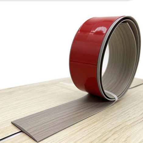 Bande De Transition De Sol - PVC Auto-Adhésif - 4 cm De Largeur - 2 Mètres - Pour Revêtements De Sol Lambrissés Et Vinyles (1/5)