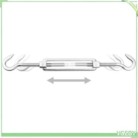 Kit de montage voile d'ombrage - FAFEICY - 310250 - Acier inoxydable 316 - 6 pièces - Pour voile carrée (1/5)