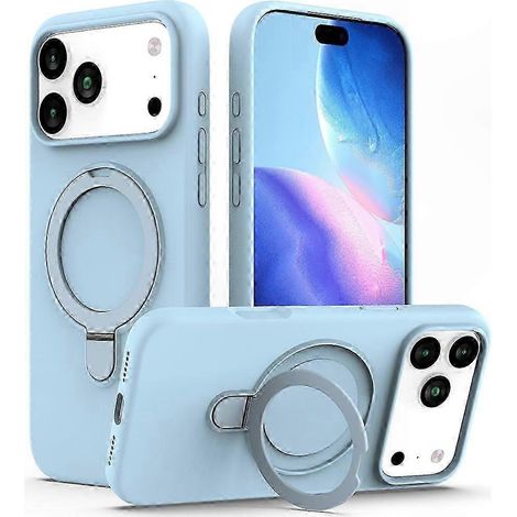 Coque Hybride Silicone et PC avec Béquille MagSafe pour iPhone 17 Pro, Protection Renforcée, Support Magnétique Intégré, Design Fin et Léger (1/5)