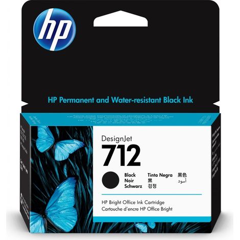 HP DesignJet T200/T600, Cartucho Negro 712