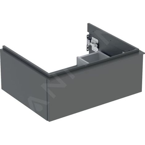 Geberit iCon, armoire basse pour lavabo, 1 tiroir, 59,2x24,7x47,6 (1/2)