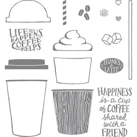 Silikon-Siegelstempel für Kaffeetassen, DIY-Scrapbooking, Prägung, Fotoalbum