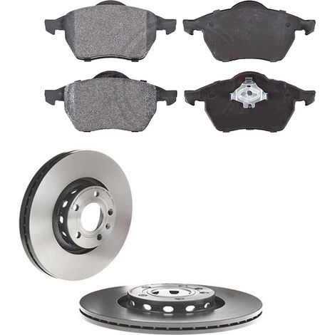KIT FRENI ANTERIORI compatibile con VW PASSAT B5.5 VARIANT (3B6) - DISCHI + PASTIGLIE OEM: P 85 037 , P 85 085 / 16930 , 17527 /SOSTITUZIONE DIRETTA/BASSA POLVERE/SILENZIOSO (1/5)