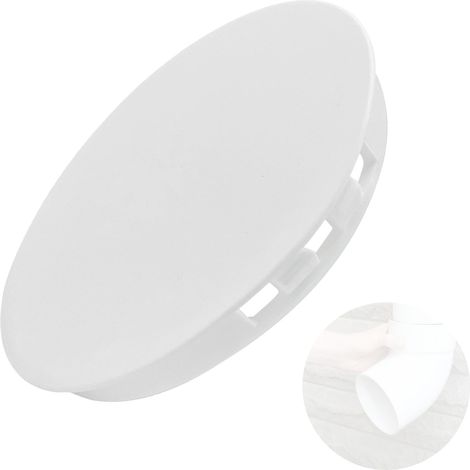 Bouchon De Tuyau PVC Blanc Ø 100-105 mm – Capuchon Intérieur Anti-retour Pour Conduit D’aération Ou Évacuation – Résistant UV, Étanche, Anti-odeur, Facile À Installer (1/5)
