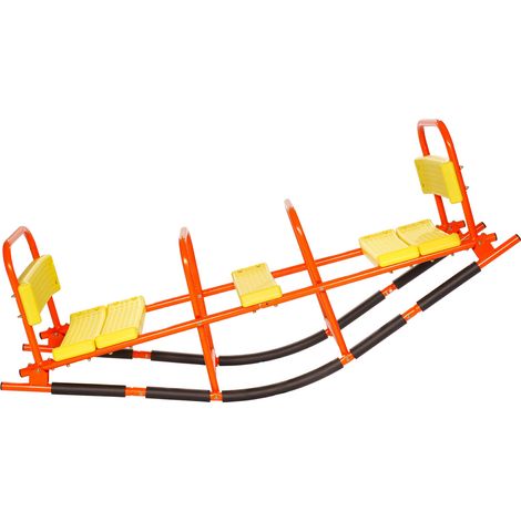 Mophorn Altalena per Bambini, Capacità di Carico 90,7 kg per Posto, Struttura in Metallo con Maniglie, Attrezzatura da Gioco per Esterni per Giardino, Cortile, Parco Giochi, 3 Posti (1/5)