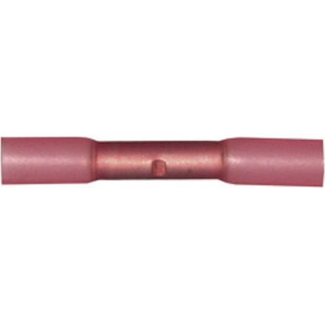 Vogt Verbindungstechnik 3735h Stoßverbinder mit Schrumpfschlauch 0.705 mm² 1 mm² Vollisoliert Rot 1
