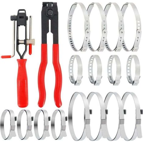 18pcs Set, Constant Velocity Joint Guide Pliers with Constant Velocity Guide Pliers Kit, Automotive Strapping Tool, MUMU Automotive Pipe Shaft Clamp (1/4)