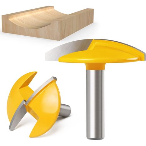 Fraise à couronne horizontale à tige de 8 mm, Fraise en métal dur pour bois - Outils de découpe et de sculpture en bois (1/2)