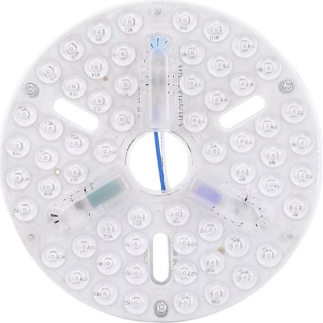 Plafonnier LED de Ventilateur, Panneau PC Réglable 3 Tons 6.5inch/16.5cm, Lumière Sans Clignotement pour Soin des Yeux (1/5)