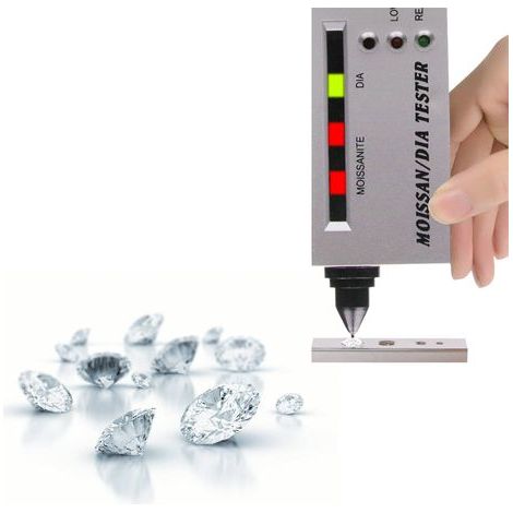 Testeur de Diamant LCD avec Détecteur de Dureté pour Moissanite, Outil de Test Bijoutier à Indicateur LED (1/5)