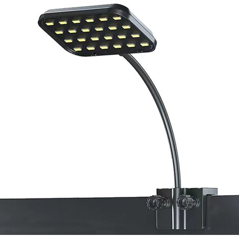 Lampe LED 92RA pour aquarium - Éclairage à 360° - Économie d'énergie et anti-buée - Intensité variable - Étanche - Pour plantes aquatiques et poissons (8 (1/5)