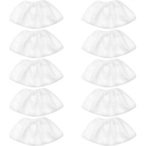 Lot de 10 pare-brise en microfibre pour accessoires vapeur Karcher EasyFix SC2, SC3, SC4, housse de remplacement pour buse à main (1/4)