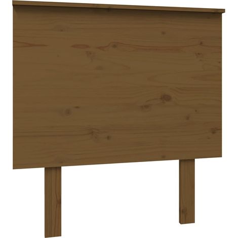 Maison Exclusive - Cabecero de cama madera maciza de pino marrón (1/5)