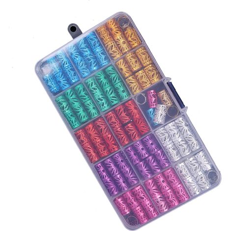 Dreadlock Beads for Hair, Hair Jewelry, Various Colors, Exquisite Designs for Weddings and Parties (1/5)