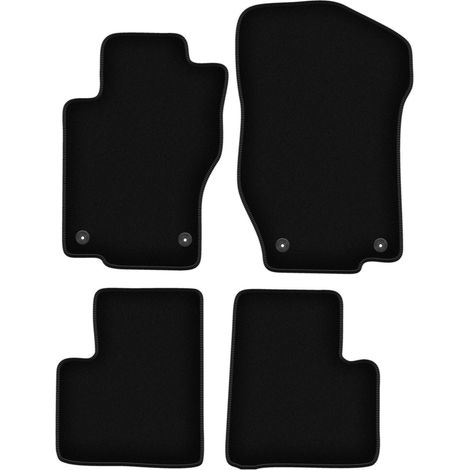 Tapis de sol BASIC en velours noir pour : Mercedes ML W164 SUV (2005-2011) (1/5)