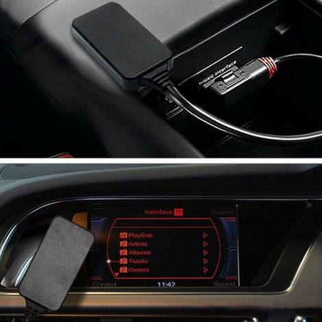 Bluetooth 5.0 Aux-Adapter Musik-Interface-Adapterkabel für Bluetooth für AMI MMI MDI A1/A3/A4/A5/A6/A7/A8/Q3/Q5/Q7 RS4/RS5/RS6/RS7/RS7-VSIAISV (1/5)