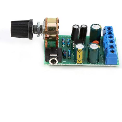 Module amplificateur audio stéréo 2 canaux TDA2822M 1,8-12 V CC avec entrée auxiliaire 3,5 mm (1/5)