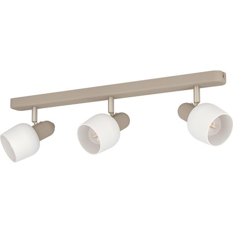 Plafonnier Corato, 3 spots orientables, lampe de plafond pour salon et (1/5)
