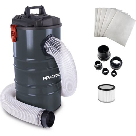 Absauganlage PX-AS-100 Practixx -1200 W Leistung 215 m3/h 65 L Behälter (1/2)