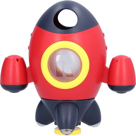 Douche-fontaine jouet bain pour tout-petits, pulvérisateur d'eau baignoire bébé 18 mois rouge (1/5)